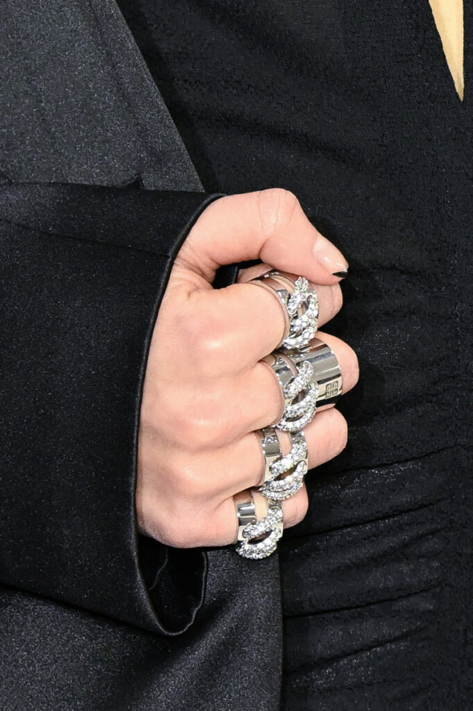 Silberne Ringe Givenchy