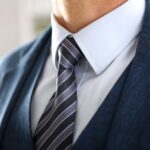 Eine gut gebundene Krawatte
