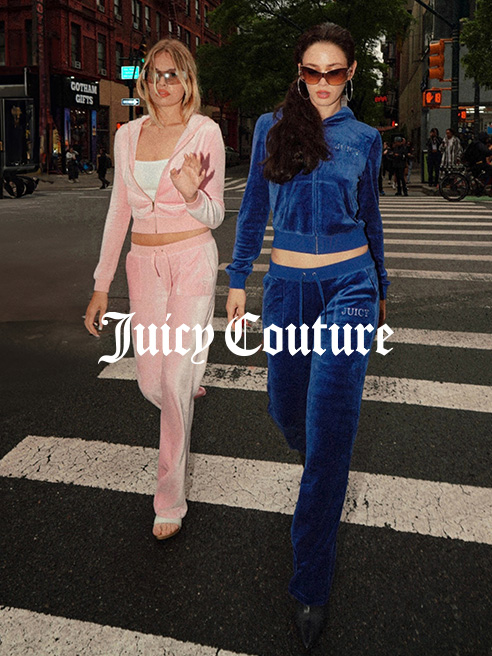 Марката Juicy Couture става известна с велурените си анцузи.